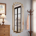 Kelly Miller Gold Full Length Mirror for Wall, 24" x58” Full Body Mirror Decorative Beveled Home Decor for Living Room Bedroom Bathroom Entryway Hallway Dressing Room-Ruum Studio Home