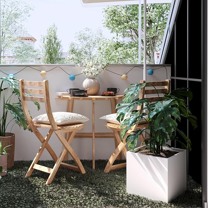White Steel Planter Square Outdoor Planters Galvanized Steel Planter Box Indoor Metal Large Planters Cube Heavy Duty Flower Pot 24 Inch Modern Commercial Residential for Trees Patio Deck Yard Garden-Ruum Studio Home