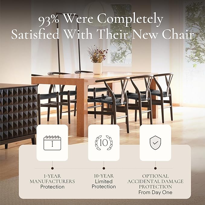 POLY & BARK Weave Chair Set of 2 in Pitch Black-Ruum Studio Home