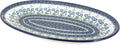Blue Rose Polish Pottery Blue Posy Oval Platter-Ruum Studio Home