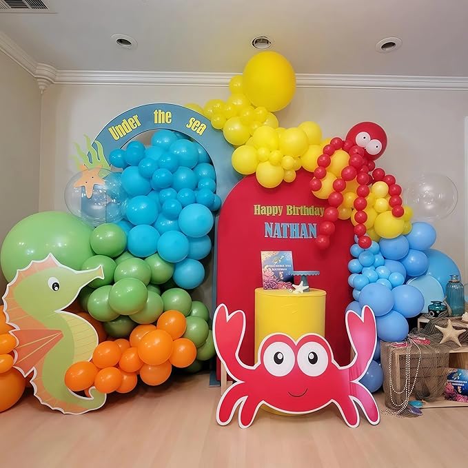 Red Link Balloons, 60PCS 6 Inch Small Red Quick Linking Balloons for Making Balloon Wall Heart Arch, Tails Balloon for Wedding Birthday Baby Shower Valentine's Proposal Anniversary Party Decorations-Ruum Studio Home