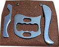 Gua sha Tool gua sha Stainless Steel iastm Tool Gussha Massage Tool Muscle Scraping Tool for Soft Tissue Therapy and Reduce Arms,Back, Legs, Neck Muscle Pain(SSL)………-Ruum Studio Home