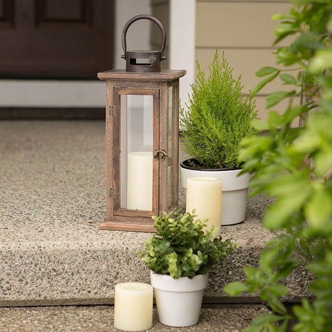 Koehler Home Decor Perfect Lodge Wooden Lantern-Ruum Studio Home