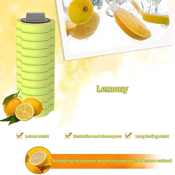 56 Count Toilet Bowl Wand Refills, KIRIKIT Wall-Mounted Disposable Toilet Cleaner Brush Heads for Bathroom Toilet Scrubber Cleaning Accessories, Lavender, Lemon, Ocean-Ruum Studio Home