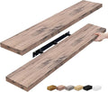 Sorbus Floating Shelves for Wall - 48 Inch Long Bathroom Shelves, Wall Decor for Bedroom, Kitchen, Living Room & Book Storage - Mounted Floating Shelf with Invisible Brackets (Mahogany, 2 Pack)-Ruum Studio Home
