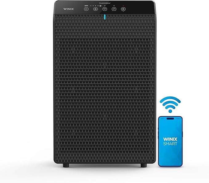 WINIX 5520 Air Purifier for Home Large Room Up to 1882 Ft² in 1 Hr With Air Quality Monitor, True HEPA, High Deodorization Carbon Filter and Auto Mode, Captures Pet Allergies, Smoke, Dust.-Ruum Studio Home