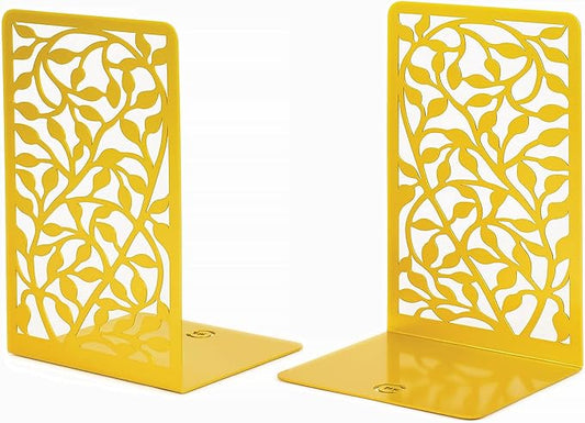CNK Book Ends Bookends for Decorative Books Holder Bookend Shelves End Hold Heavy Duty Holders Stoppers Metal Stopper Cute Boho Bookshelf Holds Cookbook Office Home Set of 2 Bookends Pair Gold-Ruum Studio Home