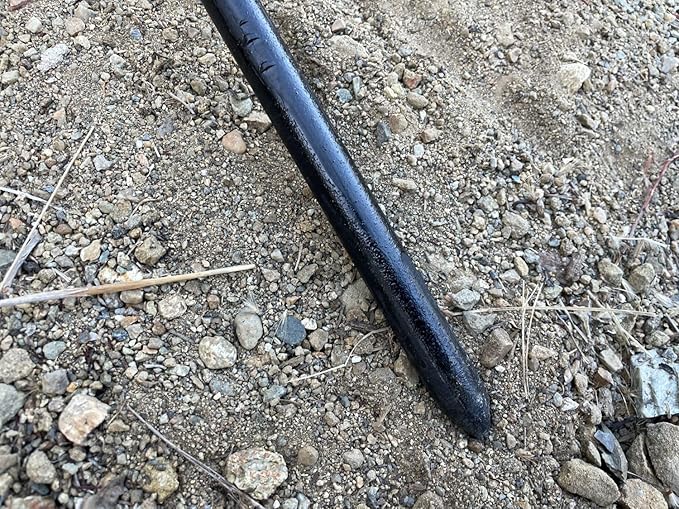 Sandbaggy Round Steel Concrete Form Stakes with Nail Holes - Rust Resistant Coating - Removable, Reusable (20, 3/4 in X 36 in)-Ruum Studio Home