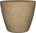 Classic Home and Garden Vogue Planter Pots w/Pottery Quality Finish - Modern Indoor & Outdoor Flower Pots - UV-Resistant Porch Planters - Decorative Pot for Flowers & Herbs (8” Earth)-Ruum Studio Home