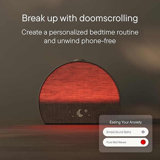 Hatch Restore 3 Sunrise Alarm Clock, Sound Machine, Smart Light (Cocoa) - White Noise, Screen-Free Sleep Routine-Ruum Studio Home