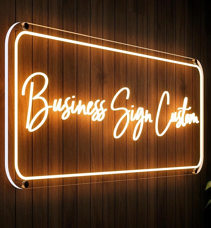Custom Neon Sign, Custom LED Neon Sign Customizable for Business Salon Beauty Nail Studios Light Up Name Sign, Personalized Neon Light Suitable for Bar Bakeries Coffee Shop Decorations-Ruum Studio Home