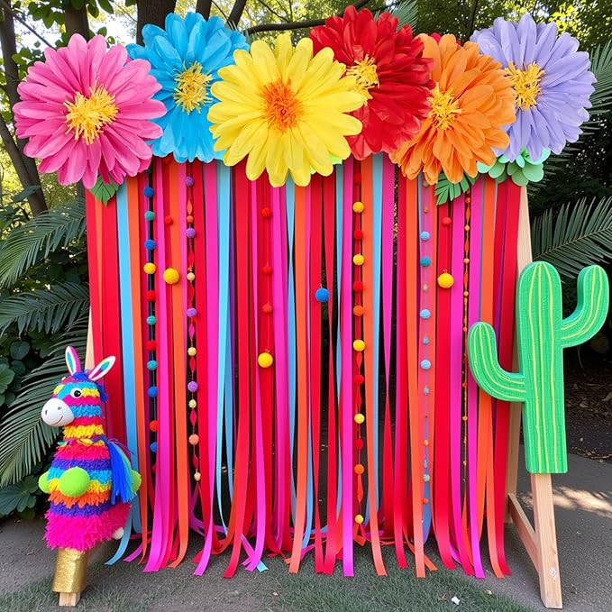 Homarkable 6 Pcs Large Tissue Paper Flowers, 20 Inch Handcrafted Giant Paper Flowers for Mexican Party Summer Wedding Birthday Backdrop Baby Shower Nursery Craft Outdoor Wall Decor-Ruum Studio Home