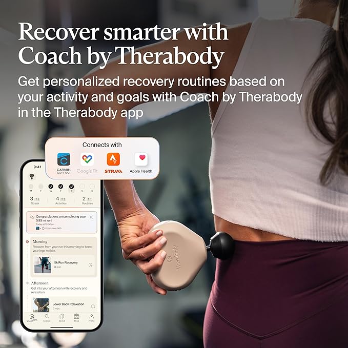 TheraGun Mini (3rd Generation) by Therabody – Ultra-Portable Massage Gun and Travel Essential for Fast, Effective Pain and Tension Relief Anywhere (Oat)-Ruum Studio Home