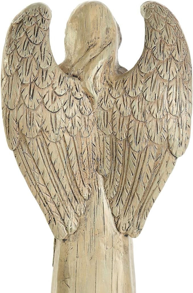 Topadorn Garden Statuary Outdoor Praying Angel Resin Figurines,Angel Collectible Sculptures,10" H-Ruum Studio Home