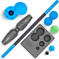 RAD All-in Complete Myofascial Release and Muscle Recovery Set - Includes Exercise Foam Rollers, Multi-Use Yoga Block, Peanut & Massage Balls, Neuro Ball Foot Roller, and Massage Stick-Ruum Studio Home