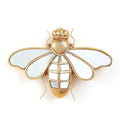 Decorative Bug Insects Beetle Mirrors - Gold Resin Little Bee Glass Wall Decor, Perfect for Victorian and European Themed Homes-Ruum Studio Home