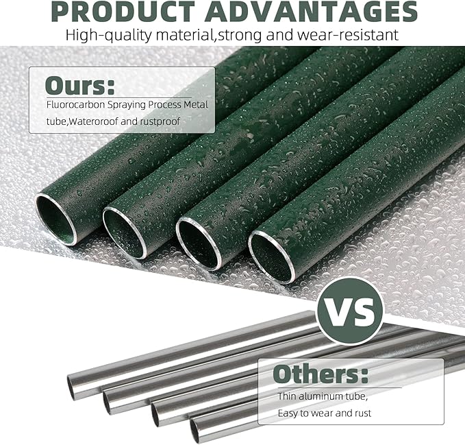 Wind-Chimes-Outdoor-Deep-Tone, Large Soothing Melodic Tones Windchimes, Wind Chimes for Outside, Memorial Wind Chime Best Gift for Mom Women Grandma Neighbors(32" Forest Green Coated Aluminum)-Ruum Studio Home