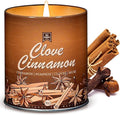 Cinnamon Fall Candles for Home Scented Natural Soy Wax Non Toxic Birthday Candle Scented Candles 40 Hours Bruning 9oz Aromatherapy Candle Gifts for Women Halloween Birthday Thanksgiving-Ruum Studio Home