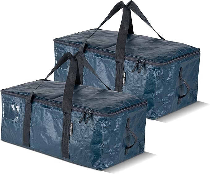 CleverMade Under Bed Storage Bag - Collapsible Storage for Shoes and Clothes Easy Use - Heavy Duty Utility Bag Home-Ruum Studio Home
