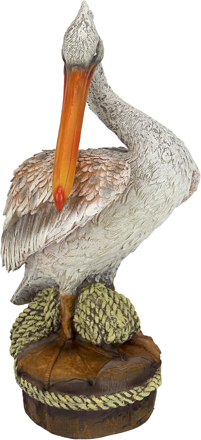 Design Toscano Ocean Side PIER 51 Pelican Statue-Ruum Studio Home