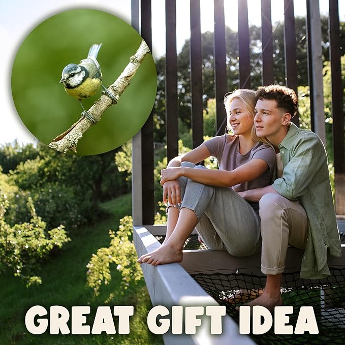 SWISSINNO No Mess Bird Feeder Lucerne Smart Birds for Fat Balls - Feed Birds, not mice & Rats! Robust & Reliable for Hanging - Green-Ruum Studio Home