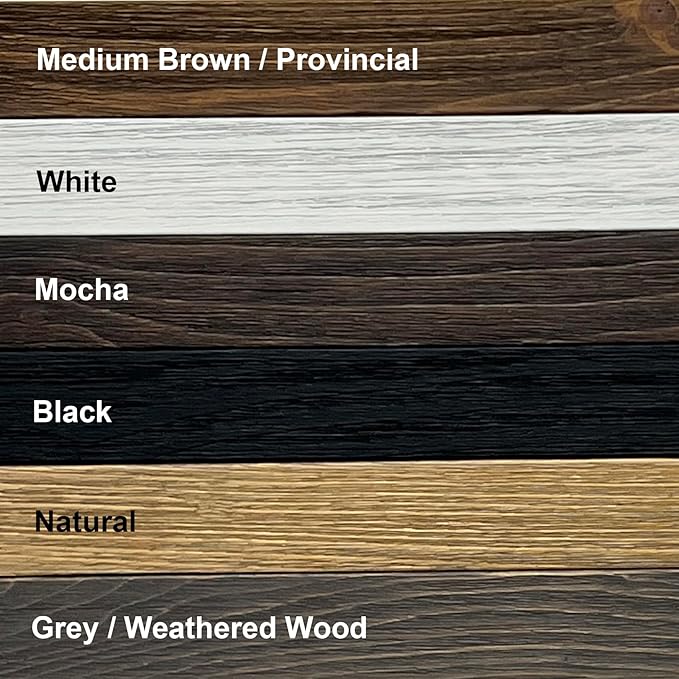 joelsantiques 48 Inch Wooden Floating Shelves for Wall - 48x6x2 in - Made of Natural Wood - Long Heavy Duty Rustic Wall Shelves for Bedroom - Perfect for Living Room, Kitchen - Gray - Grey-Ruum Studio Home