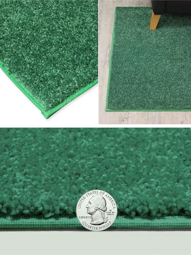 KOECKRITZ Soft and Colorful Kids Classroom Area Rugs (Passes Flammability Pill Test) Many Sizes and Bright Colors to Select from (11' x 11', Froggy)-Ruum Studio Home