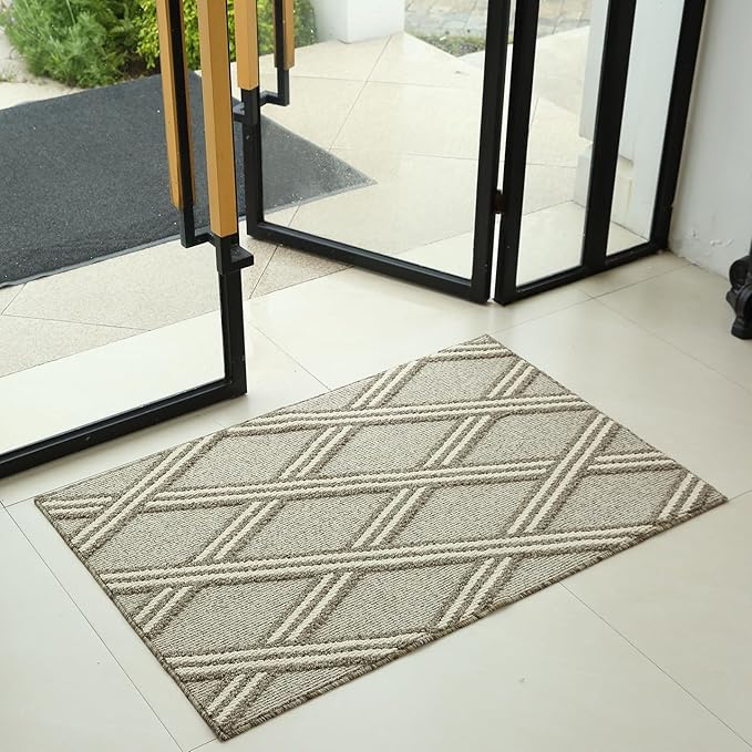 Door Mat Indoor Entrance, Large Welcome Mat Outdoor, Non Slip Front Door Mat Entryway(32X48)-Ruum Studio Home