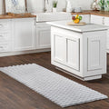 nuLOOM Jeni Solid Faux Rabbit Machine Washable Runner Rug, 2' 6" x 10', Silver-Ruum Studio Home