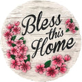 Spoontiques - Garden Décor - Bless This Home Stepping Stone - Decorative Stone for Garden-Ruum Studio Home