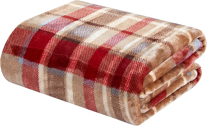 MERRYLIFE Throw Blanket Plaid| Ultra-Plush Soft Colorful | Decorative Couch Travel Love Urban Throw Blanket(40" 50", Love Urban)-Ruum Studio Home