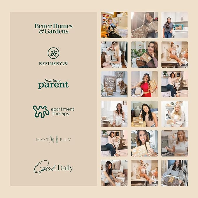 Kind Laundry Detergent Sheets with Stain-Fighting Enzymes - Plant Powered Eco-Friendly Laundry Soap Sheets - Home or Travel Laundry Detergent - Ocean Breeze, 120 Loads (Mom's Choice Award Winner)-Ruum Studio Home