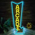 Arcade Neon Sign LED Light Dimmable Gaming Lights for Wall Decor USB Powered Neon Gaming Sign for Game Rooms, Bars and Retro Arcade Decor Gifts for Teenage Boys, Kids-Ruum Studio Home