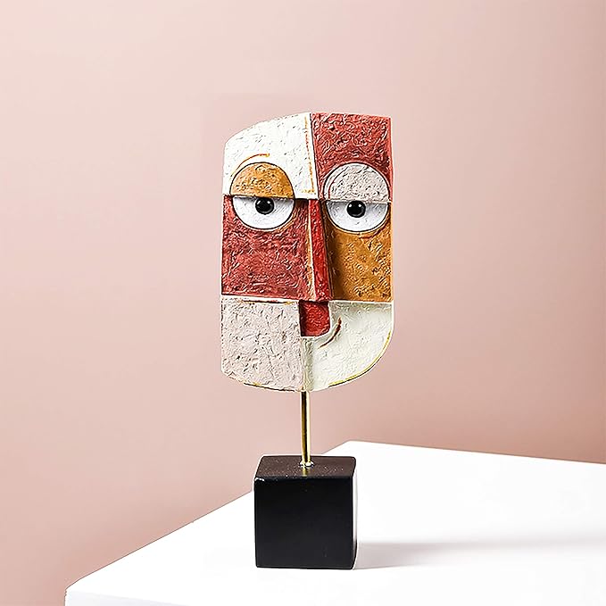 Harmony - Handcrafted Resin Abstract Sculpture for Modern Home Decor, Book Shelf, TV Stand, Living Room, Dining Room, Bedroom, Office Desktop, Cabinets-Ruum Studio Home