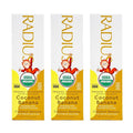 RADIUS USDA Organic Kids Toothpaste 3oz Non Toxic Chemical-Free Gluten-Free Designed to Improve Gum Health for Children's 6 Months and Up - Coconut Banana - Pack of 3-Ruum Studio Home