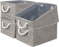 Storage Basket Fabric Sturdy Canvas Storage Bins Organizer with Handles for Clothes and Storage Foldable Storage Boxes Cubes-Ruum Studio Home