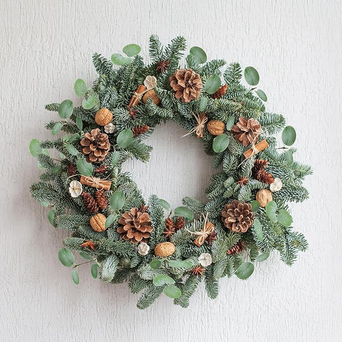 6Pcs Faux Eucalyptus Stems, 27" Artificial Eucalyptus Plants with White Frosted Coating, Fake Eucalyptus Decor Silk Greenery Leaves for Wedding Bouquets Home Decor DIY Floral Arrangements-Ruum Studio Home