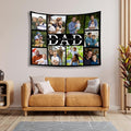 Custom Tapestry For Wall Bedroom Custom Backdrop Personalized Image Text Photo Customized Funny Tapestry Banners And Signs Dad's Day Horizontal Tapestrys-Ruum Studio Home