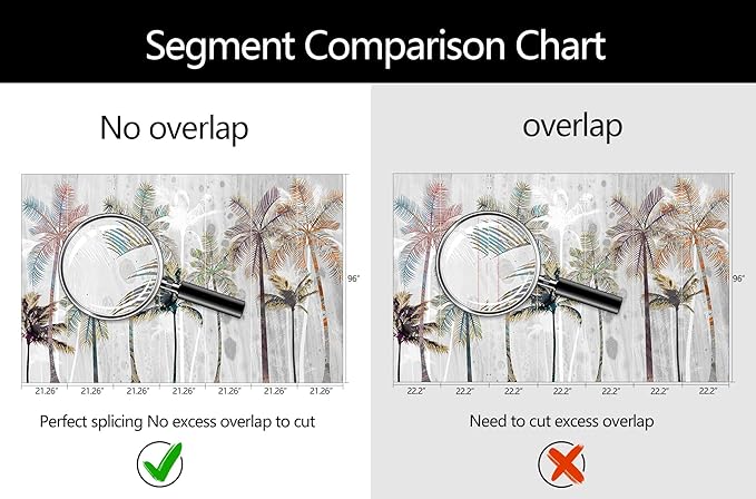 Hand Painted Coconut Tree Wallpaper Bedroom Tropical Plants Leaves Landscape Wall Mural Living Room (Not Peel and Stick)-Ruum Studio Home
