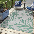 Keen Home Design Terrace Outdoor Area Rug - 8x10 Washable Indoor/Outdoor Rug for Patio, Kitchen, Balcony, Beach, Garden, Deck and Porch, Size: 7'7"x10'-Ruum Studio Home