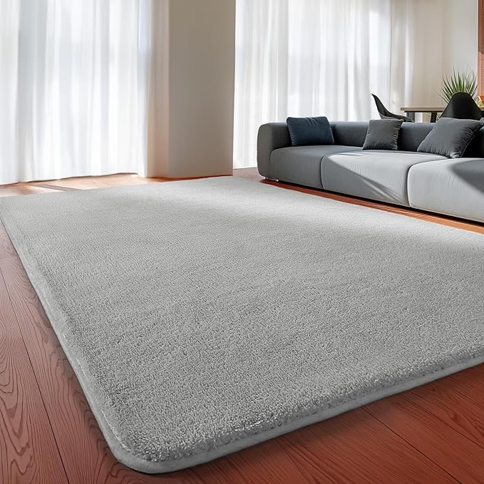 Sour Lemon 6x9 Area Rugs for Living Room, Soft Large Area Rug Fluffy Rugs for Bedroom，Machine Washable Area Rug Non Slip Carpet Rug for Living Room Playroom Kids Room Home Decor-Ruum Studio Home