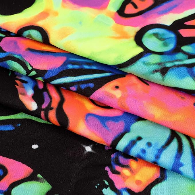 ADDWel Blacklight Mushroom Tapestry, Upright Tapestry Glow In The Dark, UV Reactive Black Light Tapestries Posters Wall Hanging for Bedroom Dorm Living Room Backdrop Decor (mushroom, 30" x 40")-Ruum Studio Home