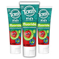 Tom's of Maine ADA Approved Fluoride Kids Toothpaste, Natural Toothpaste, Dye Free, No Artificial Preservatives, Silly Strawberry, 5.1 oz. 3-Pack (Packaging May Vary)-Ruum Studio Home