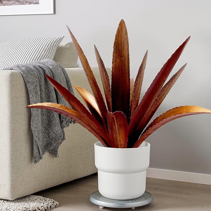 DIY Metal Agave Plant Art Yard Tequila Art Sculpture, Tequila Rustic Garden Sculpture Statue Outdoor Decor,Agave Metal Plants for Yard, Garden Lawn Ornaments (12 Leaves -Yellow)-Ruum Studio Home