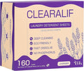 CLEARALIF Laundry Detergent Sheets 80 Sheets (Up to 160 Loads), Lavender - Great For Apartments, Dorms,Eco Friendly-Ruum Studio Home