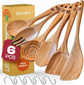 Riveira's 6-Piece Kitchen Essentials - Wooden Spoons for Cooking and Comprehensive Cooking Utensils Set-Ruum Studio Home