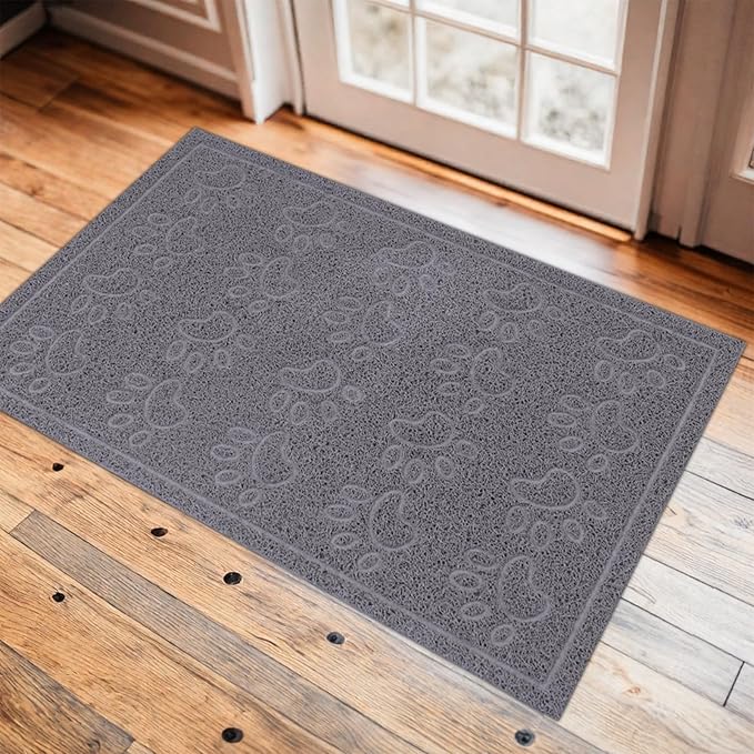 Door Mat Home Welcome Mats Outdoor and Indoor, Heavy-Duty Low-Profile Non-Slip Front Welcome Mat for Home Entrance, Outside Entry, Yard, Floor, Patio (Grey, 36x24)-Ruum Studio Home