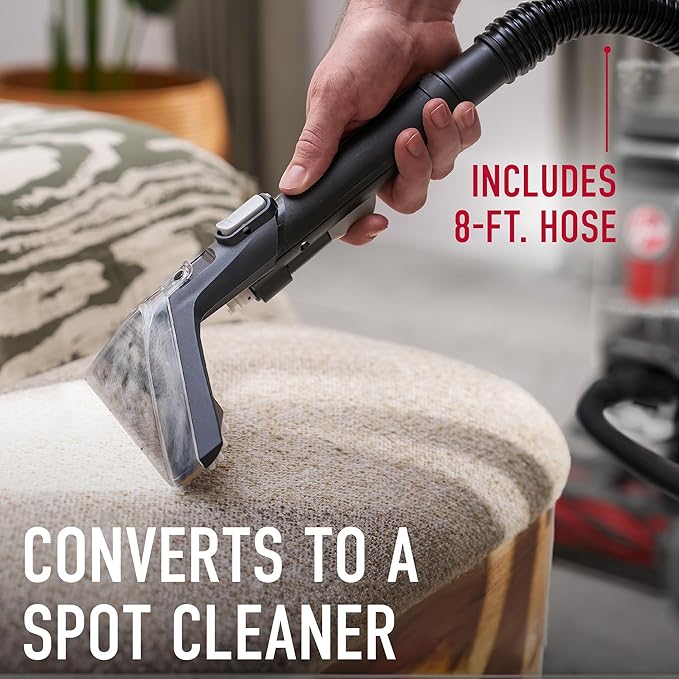 Hoover SmartWash Pet XL Upright Carpet Cleaner Machine for Carpet and Upholstery, Automatic Deep Cleaning Carpet Shampooer, Converts to Spot Cleaner, Pair with Hoover Carpet Cleaner Solution-Ruum Studio Home