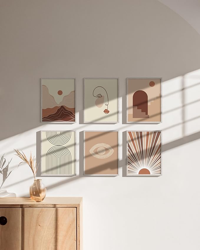 HAUS AND HUES 8.5 x 11 Picture Frame Set of 9 - Certificate Frames 8.5 X 11, 8.5x11 Picture Frame 8.5x11 Frame Natural Wood Frame (White Oak)-Ruum Studio Home