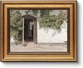 HUARCEY Gold Framed Vintage Wall Art Vineman Climbing The Walls Farmhouse Wall Decor Opening Door Oil Painting Picture Canvas Print Art Home Decor Aesthetic for Bedroom Bathroom Office 8x10in-Ruum Studio Home